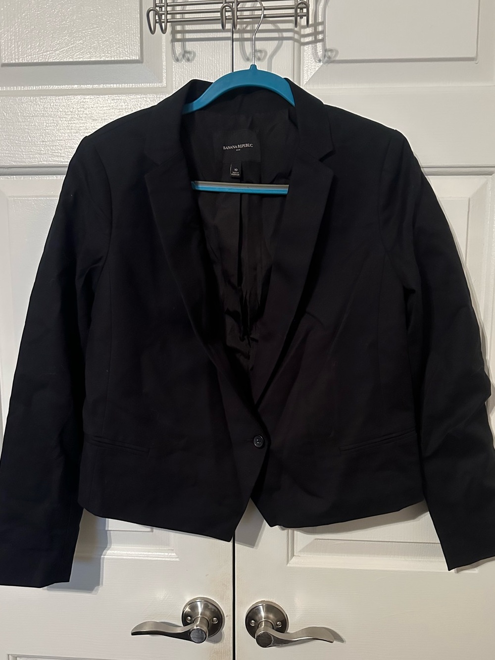 Banana Republic Black Women's Single-Button Blazer